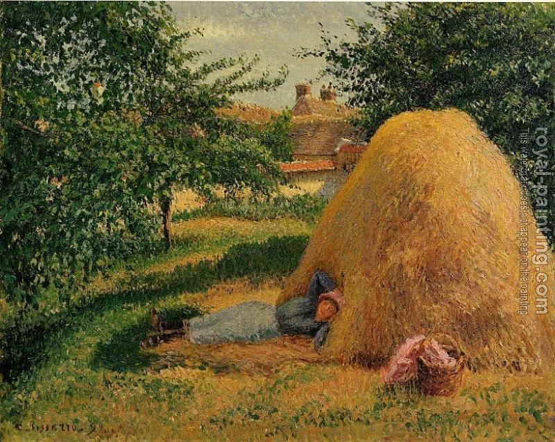 Camille Pissarro : The Siesta Camille Pissarro : The Siesta